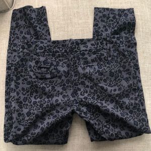 Straight leg Ann Taylor leopard print pants